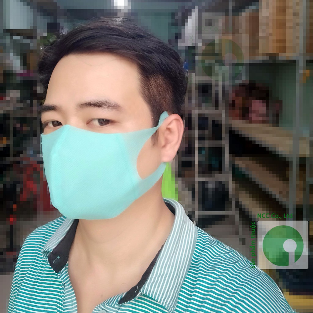 Combo 10 cái KT Che Mũi Miệng với Vải Không Dệt kháng khuẩn - HMVL-KTKD2L (Nhiều màu)