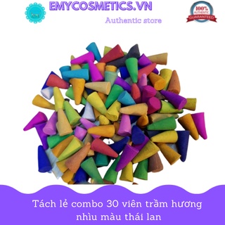 Tách lẻ combo 30 viên trầm hương nhìu màu thái lan