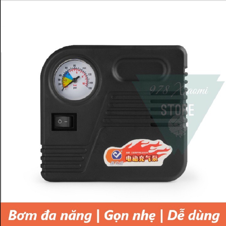 Máy bơm lốp xe ô tô đa năng - Bơm cầm tay đa năng