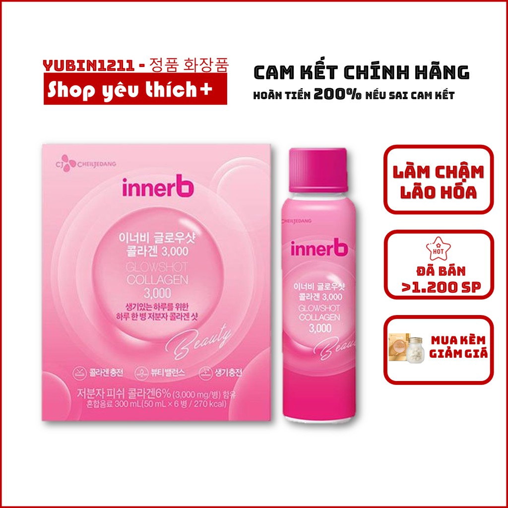Nước uống đẹp da COLLAGEN INNERB GLOWSHOT