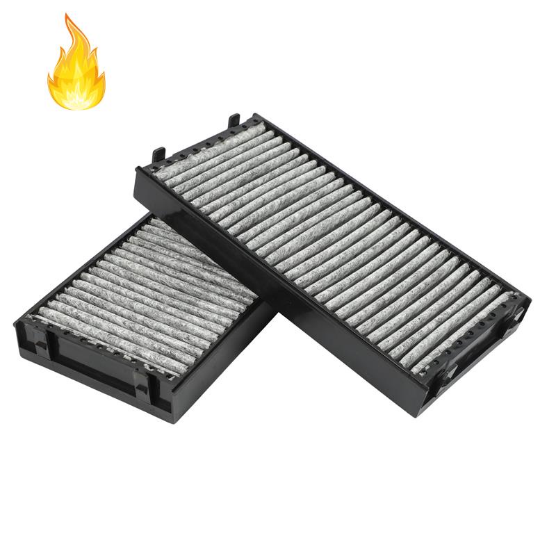 Set 2 Miếng Lọc Không Khí Cabin Cho BMW X5 E70 2007-2015 X6 E71 E72 2008- 2010 64316945586 64316945585 Cu2941-2