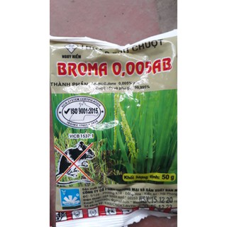 Combo 10 gói thuốc diệt chuột broma 0,005ab