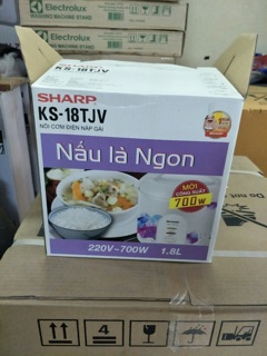 Nồi cơm điện Sharp 1.8 lít KS-18TJV( quà tặng từ Sharp)