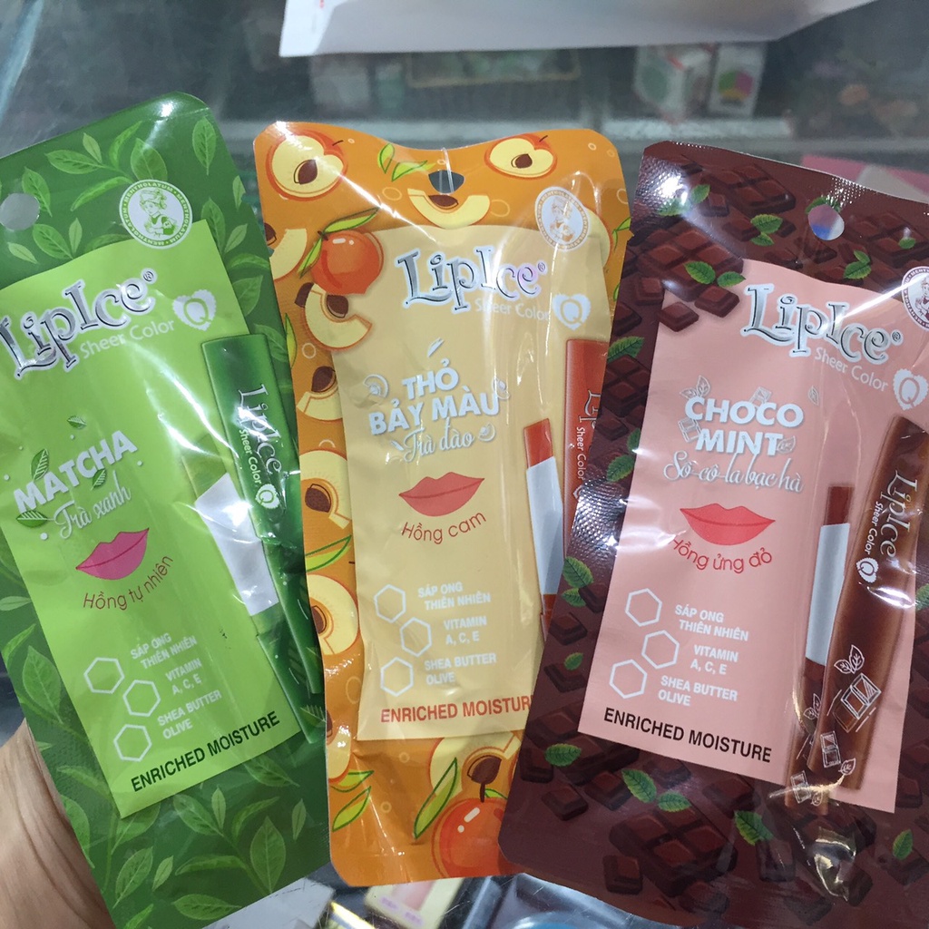 [đủ màu] Son dưỡng Lipice Sheer Color