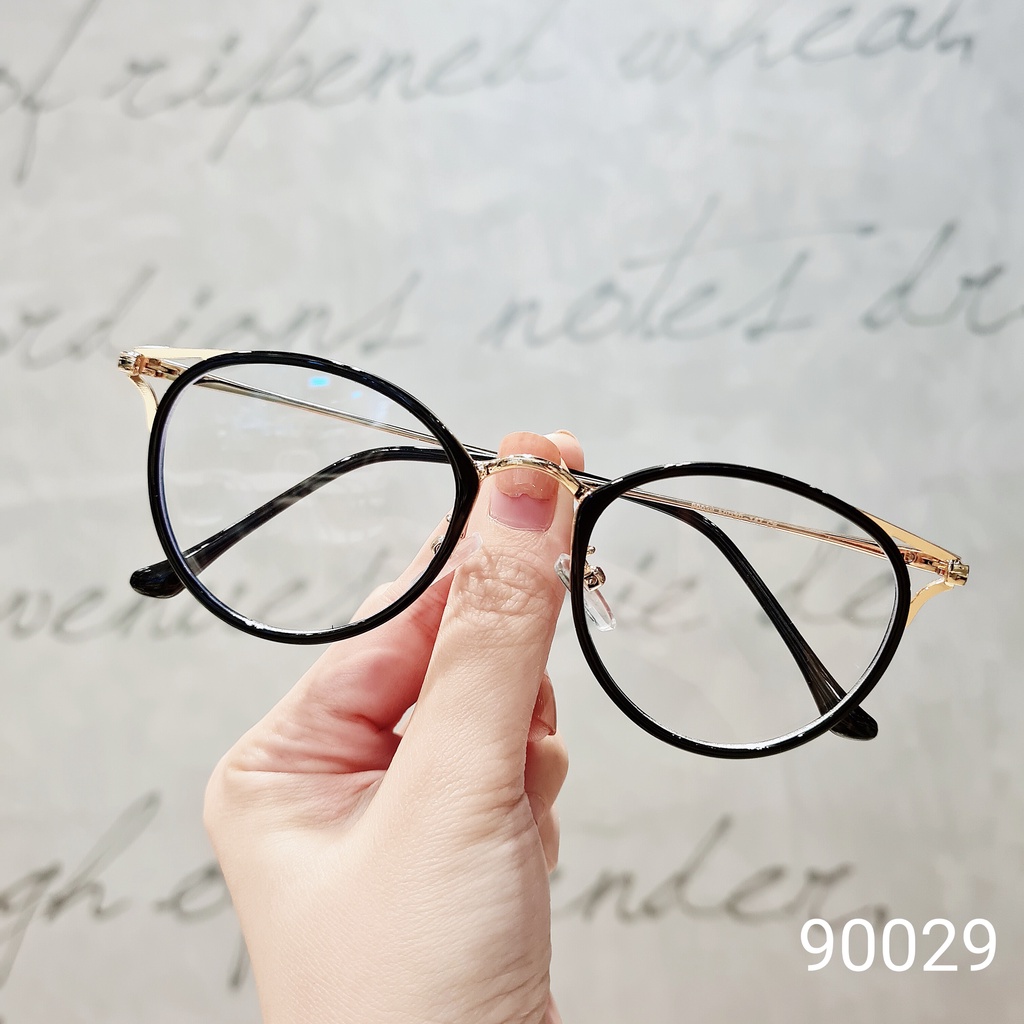 Gọng kính mắt mèo kim loại nữ 90029 thiết kế phong cách phụ kiện thời trang