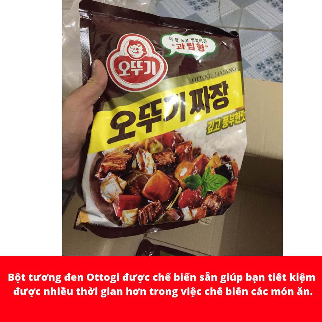 Bột tương đen nhập khẩu Hàn Quốc 1Kg làm mì tương đen