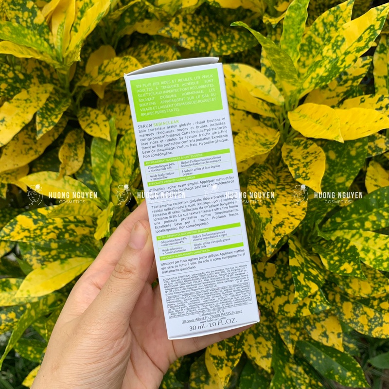 Tinh Chất Làm Giảm Mụn &amp; Mờ Nám Và Nếp Nhăn SVR Sebiaclear Serum 30ml