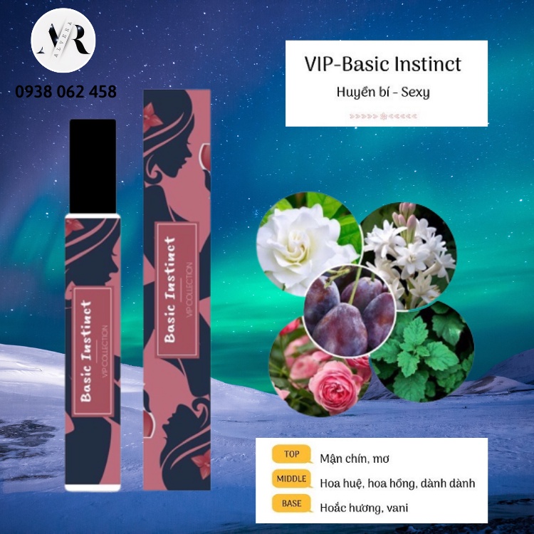 🔵 Nước Hoa Nữ VIP BASIC INSTINCT - Tinh Dầu Nước Hoa Nữ 🔵 ll ALVERA BEAUTY