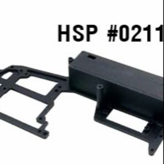 Khung servo và hộc pin cho xe điều khiển chạy xăng Hsp