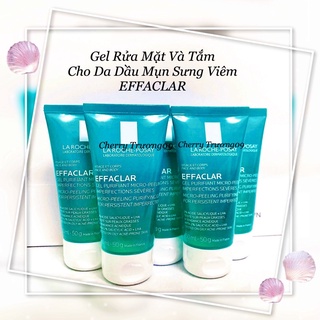 [Có Tem Phụ] Gel Rửa Mặt và Tắm 2in1 Hỗ Trợ Giảm Mụn Toàn Thân Effaclar Peeling Purifying