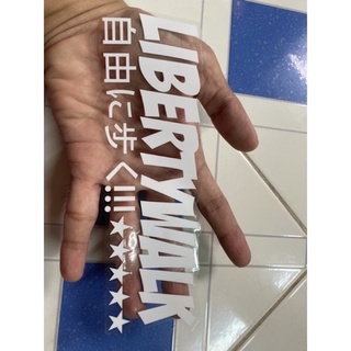 Tem logo Liberty Walk tách nền dài 18cm