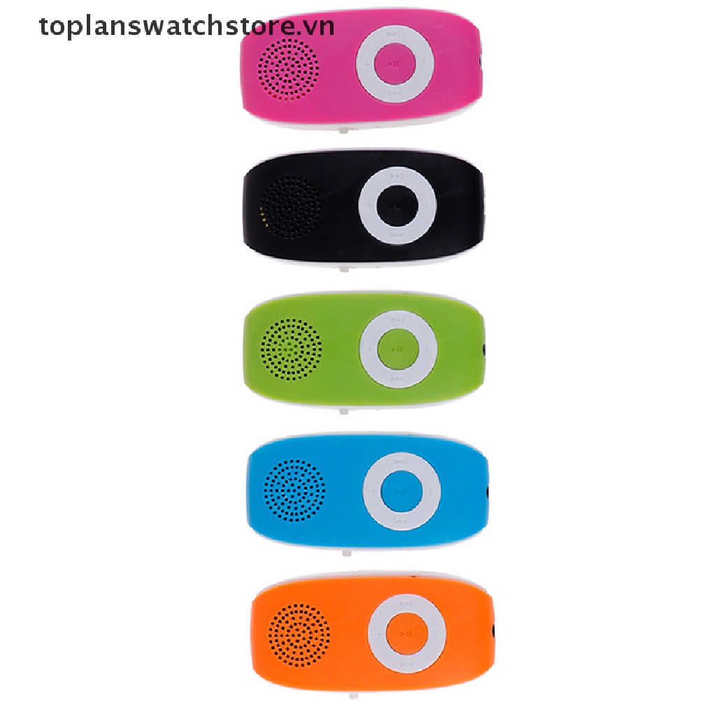 Máy nghe nhạc MP3 hỗ trợ thẻ nhớ TF có kẹp mini