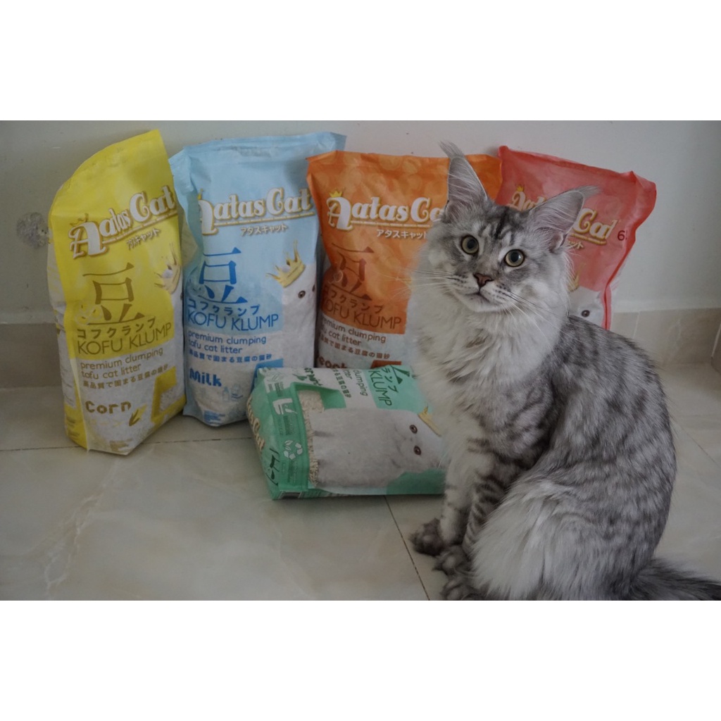Cát vệ sịnh cho mèo TOFU AATAS 6L