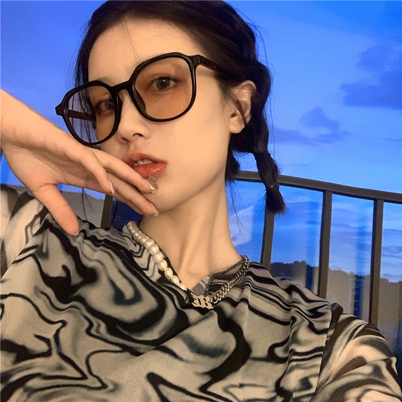 Kính Mát Gọng Vuông Màu Nâu Thời Trang Dành Cho Nữ