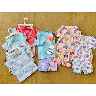 Set 3 bộ bozip cộc tay cho bé gái vnxk