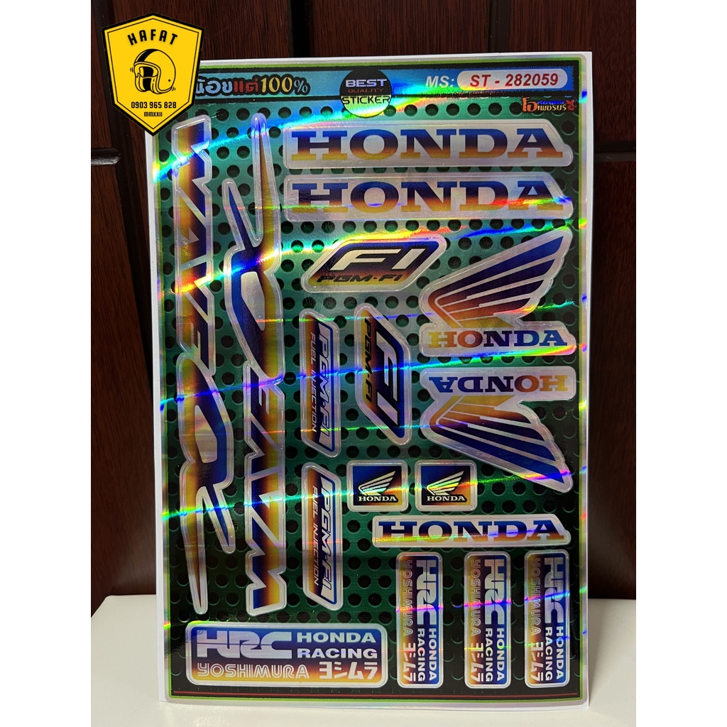 Tem Dán Xe Crom Cao Cấp - Các Dòng Xe Vario, Exciter, Winner, Winner X, Satria, Sonic, Wave