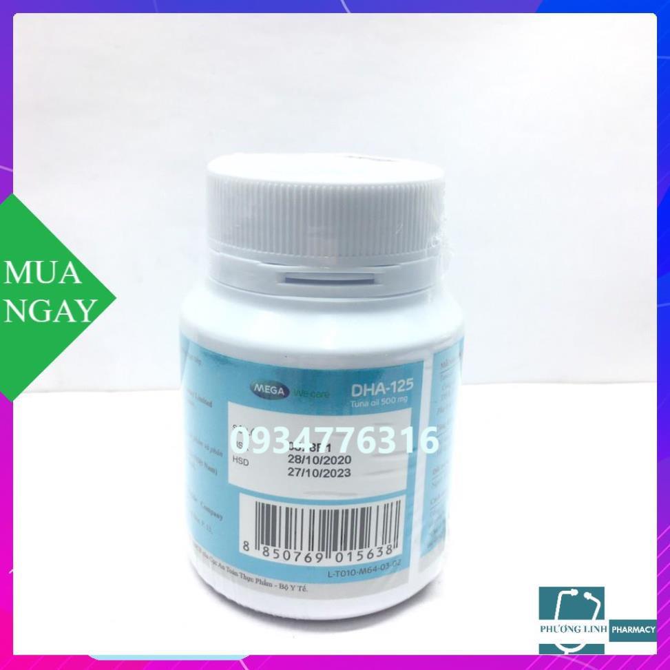 TPBVSK Mega we care DHA-125 (Chai 30 viên)