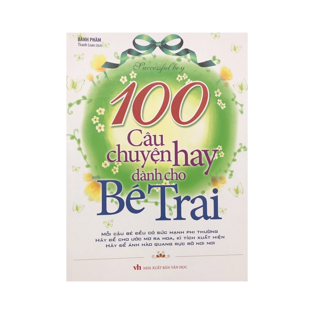 Sách - 100 câu chuyện hay dành cho bé trai ( Minh Long )