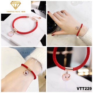 Vòng tay titan chỉ đỏ VTT229