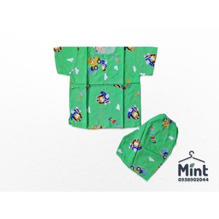 Đồ bộ bé trai vải lanh (tôn) loại 1 (7-18kg)