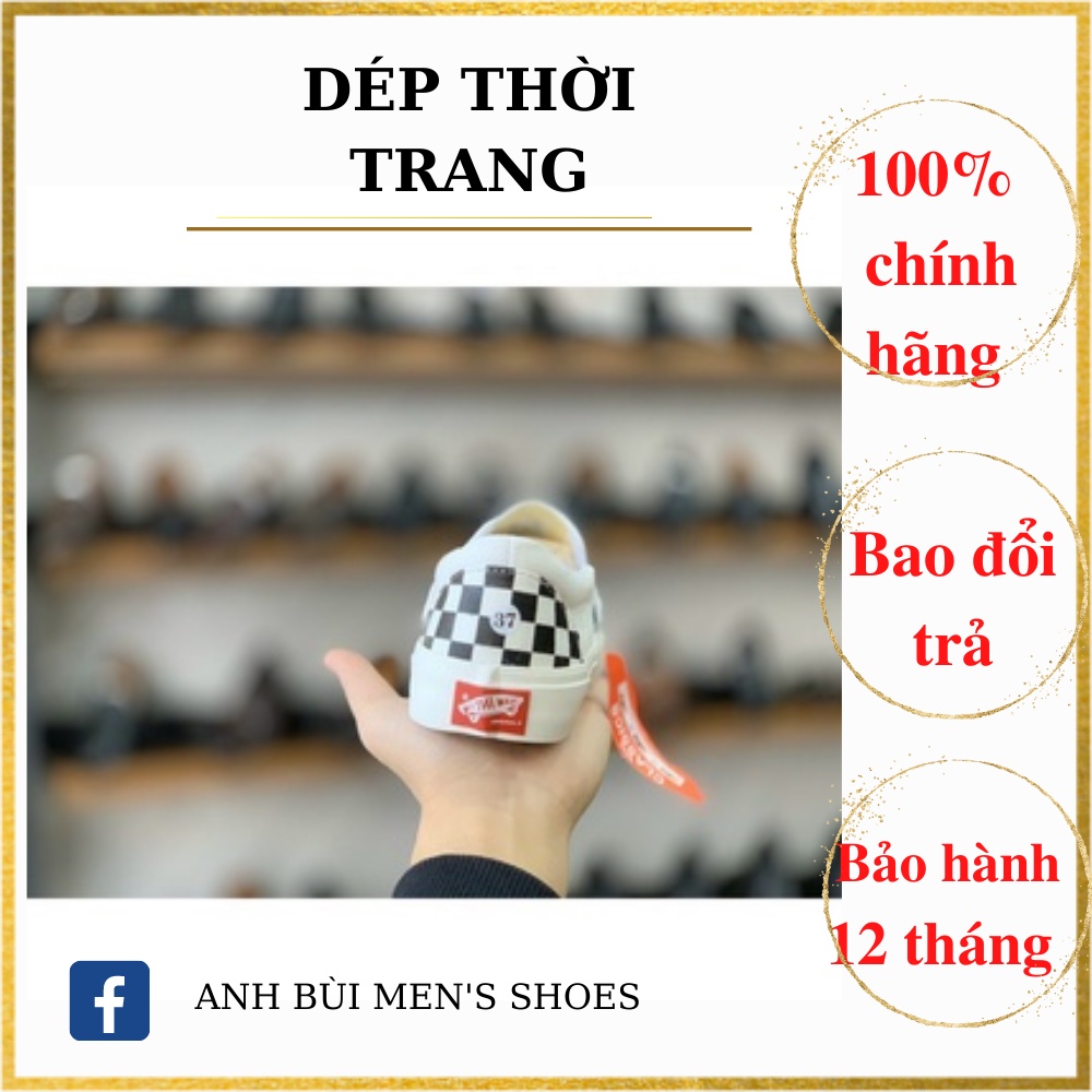 Giày van caro nam nữ, giày lười vải slip on chất liệu canvas dày dặn thoáng khí ⚡ Full box bill Hộp ⚡