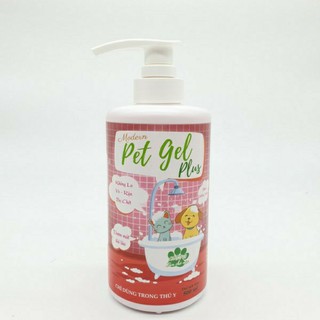 Sữa tắm trị ve rận pet gel plus cho chó mèo 500ml