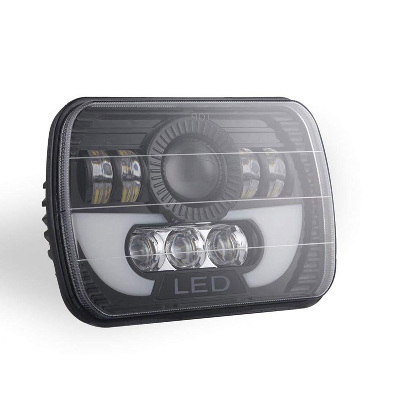 Đèn Pha 7 LED Hình Vuông Dành Cho Xe Jeepwangler