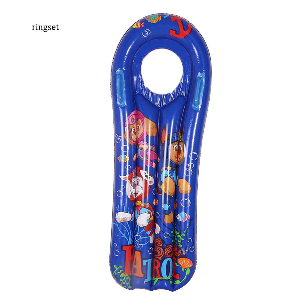 Phao nằm nhựa PVC họa tiết ngộ nghĩnh cho bé