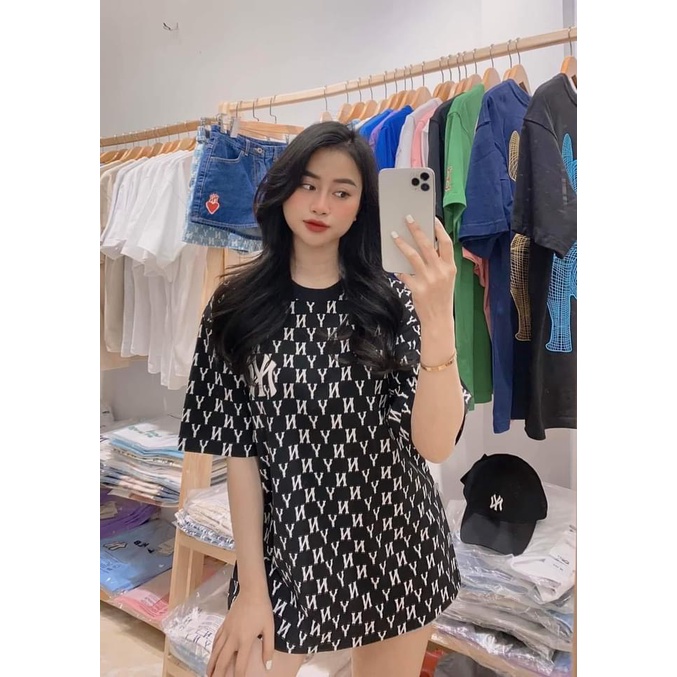 Áo Thun MLB Diamond Monogram Front Print Short - Áo thun MLB nam nữ chính hãng