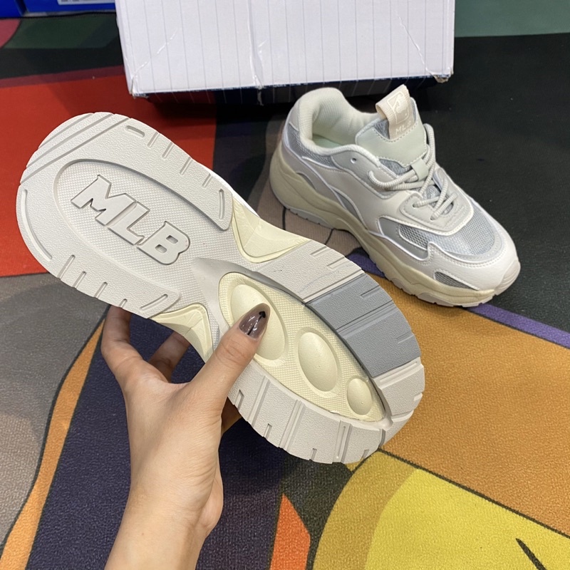 GIÀY M.L.B BIGBALL LA LITE WHITE CREAM KEM LAI AU