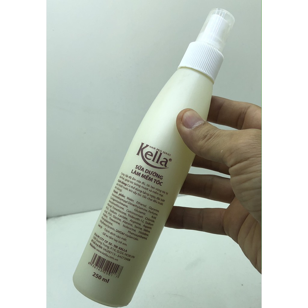 Xịt Dưỡng Kella Làm Mềm Mượt Tóc 250ml