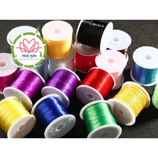 CUỘN DÂY XÂU CHUỖI HẠT CO GIÃN 0.8mm - 60m