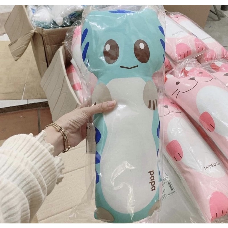 Gối ôm hình thú cho bé Papa, 100% bông mềm, hình đáng yêu, Thái Lan Chất liệu cao cấp