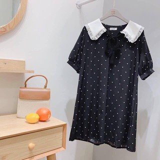 [Đồ hè] Váy suông chấm bi ZARA xuất dư