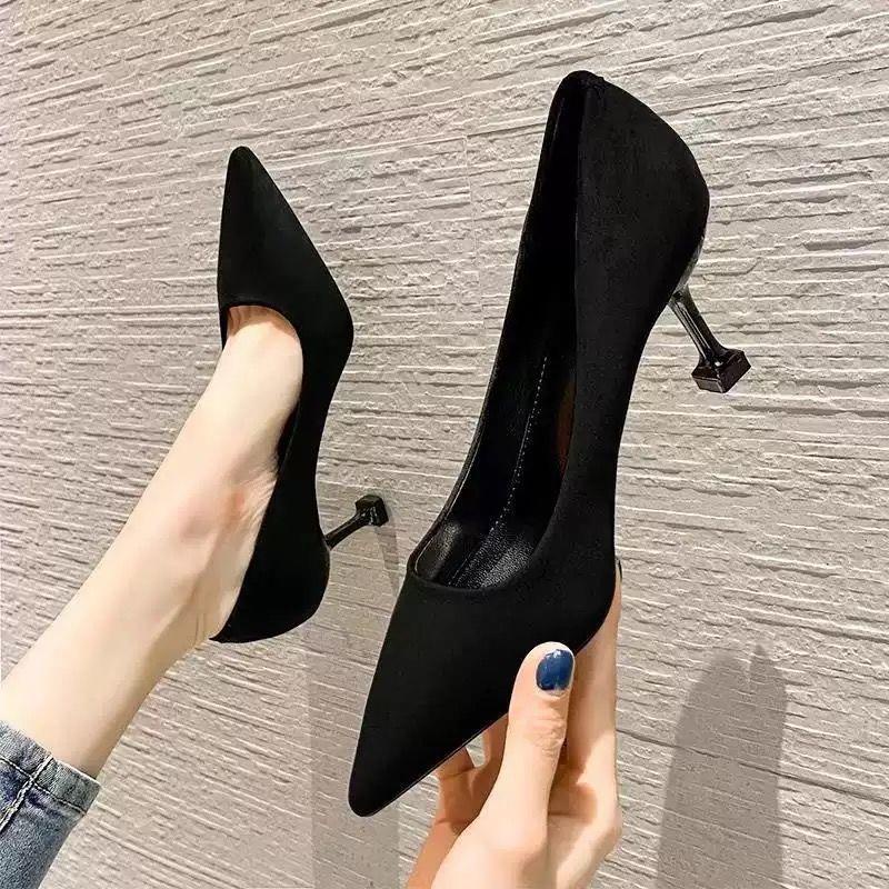 Giày Cao Gót Mũi Nhọn Thời Trang Công Sở Cho Nữ