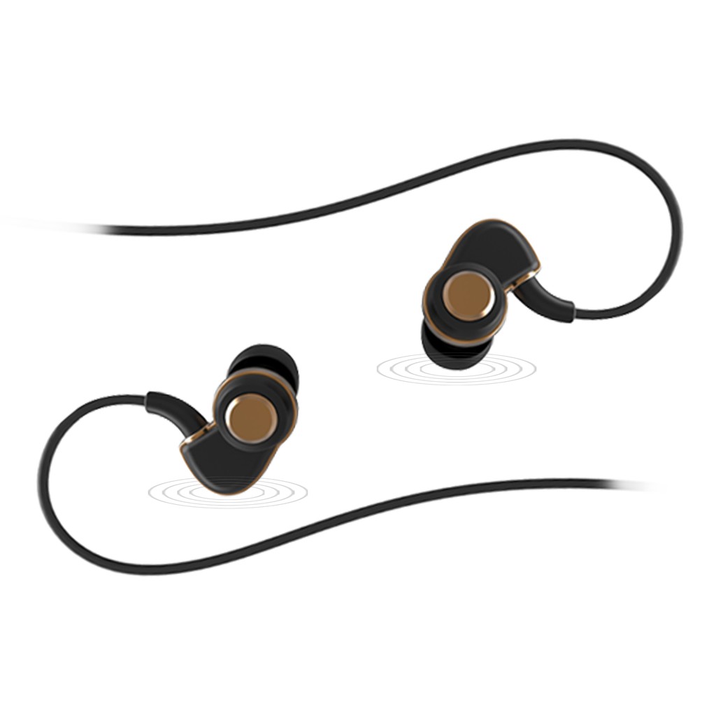 SoundMAGIC PL30+ Tai nghe thể thao vào tai Earphones Active Sport In-Ear Headphones - Black Gold