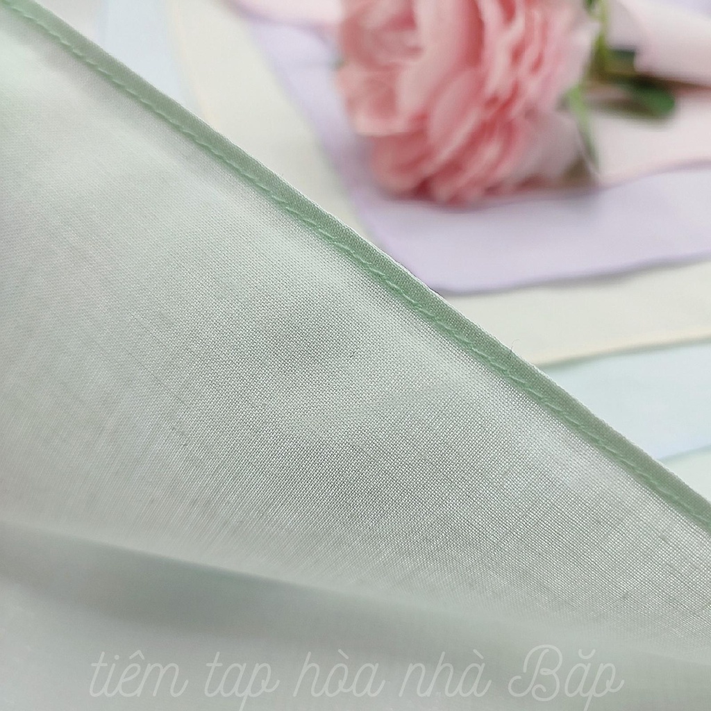 Khăn Tay Vải Thô Nhiều Màu 28x28