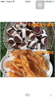 Combo đồ ăn vặt dành cho thú cưng 1000g