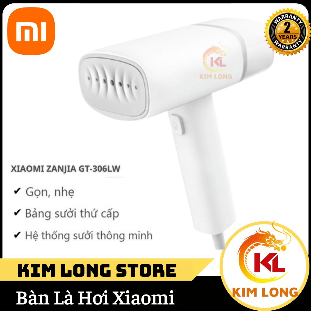 Bàn là hơi nước cầm tay Xiaomi GT 306 - Bàn ủi hơi nước cầm tay CAO CẤP, ủi phẳng mọi chất vải, bảo hành 12 tháng