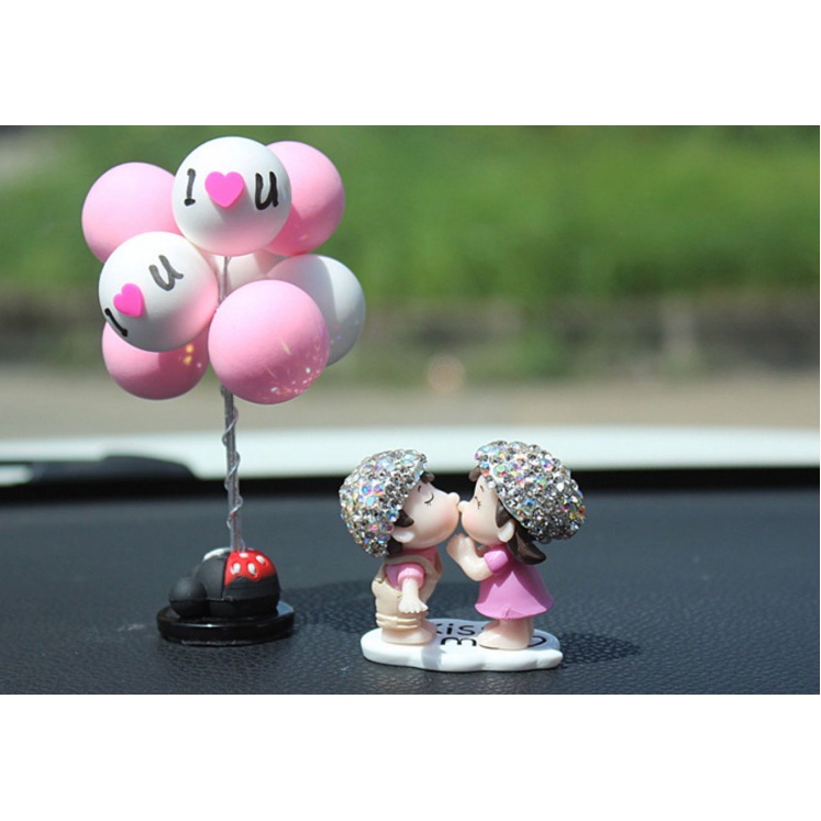 Set decor búp bê tình nhân trang trí taplo xe hơi cực xinh xắn- Dũng An Shop