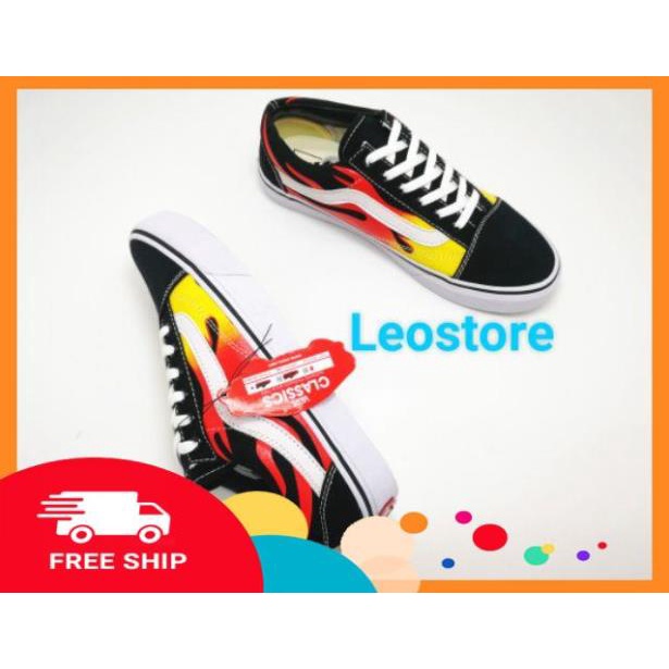 [Chất lượng số 1] [Box hãng, Free ship] Giầy sneaker Van old kool Lửa nam nữ | BigBuy360 - bigbuy360.vn