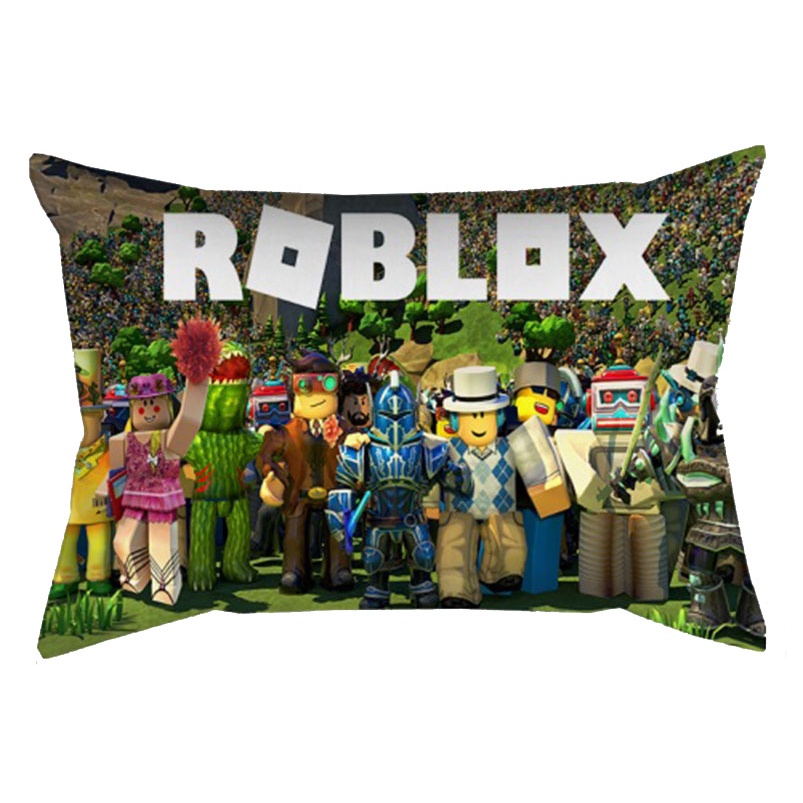 Vỏ Gối 50 * 30cm Hình ROBLOX Trang Trí Nhà Cửa