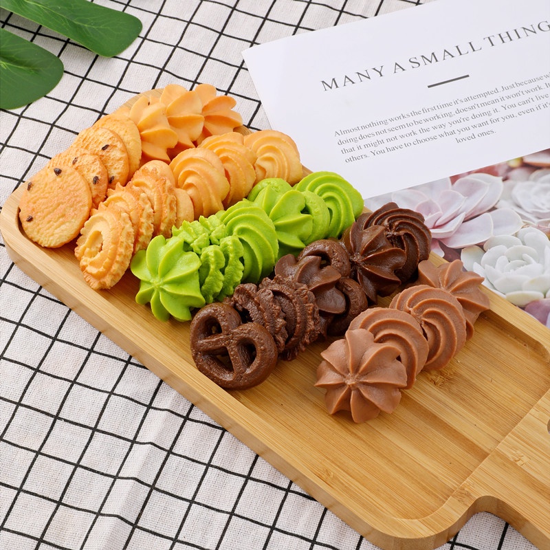 Mô Hình Bánh Quy Đồ Ăn Tráng Miệng Nhân Tạo 10 Kiểu Dùng Trang Trí Nhà Cửa / Đạo Cụ Chụp Ảnh
