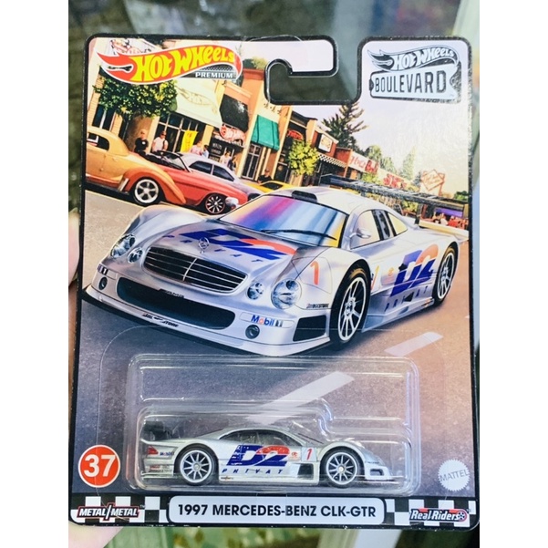 Hobby Store xe mô hình Hot Wheels Premium Boulevard 1997 Mercedes-Benz CLK GTR