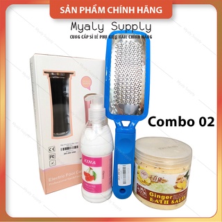 Combo chà gót chân chuyên dụng