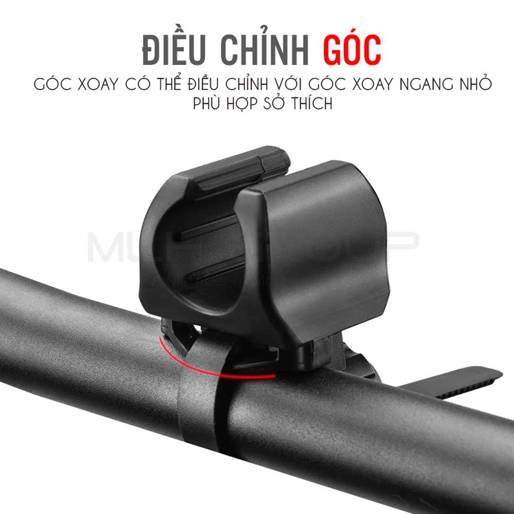 Giá Kẹp Đèn Pin Xe Đạp Giá Đỡ Đèn Pin Chống Trơn Trượt Cho Xe Đạp MLH