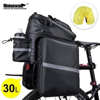 [Mã CLS2403F giảm 30k đơn 150k] Túi đựng đồ dùng Rhinowalk sức chứa lớn 30L chống nước lắp yên xe đạp leo núi