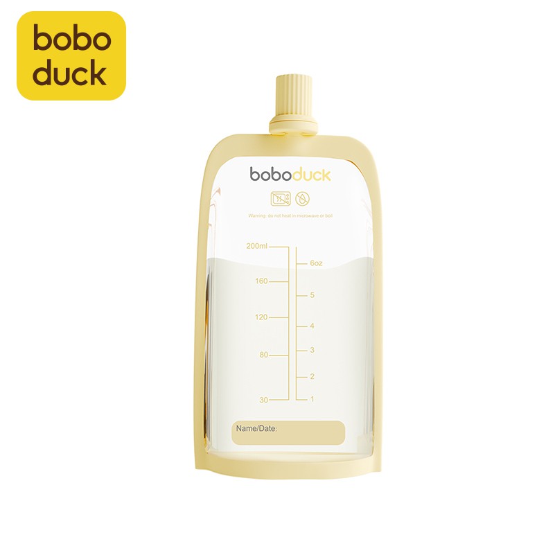 Bộ 20 túi trữ sữa Boboduck chuyên dụng đa năng 200ml