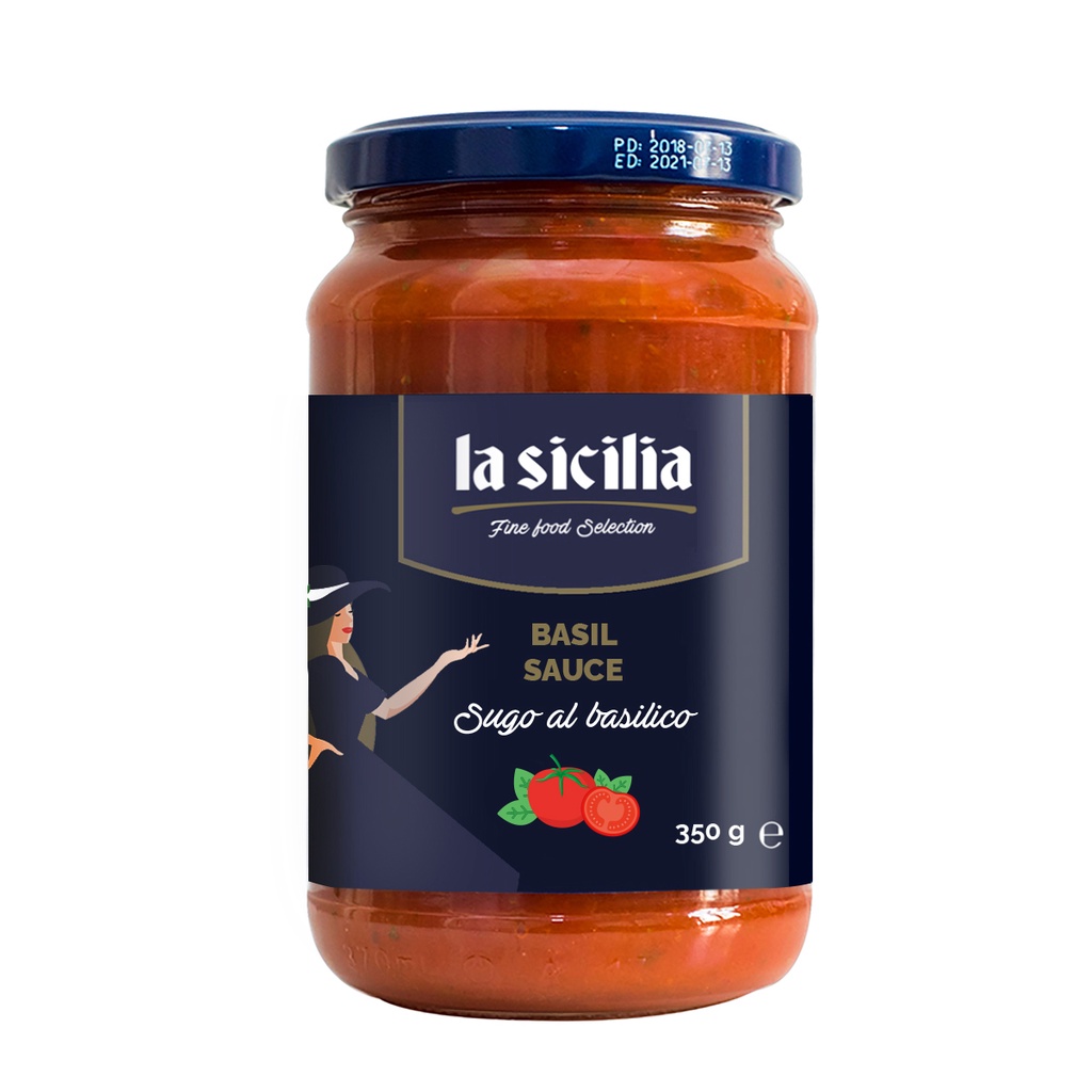 Combo Mỳ Ý Spaghetti + Sốt cà chua húng quế La Sicilia [Date 2024]