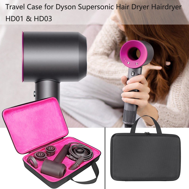 Hard EVA Travel Storage Bag for Dyson Supersonic Hair Dryer HD01&HD03